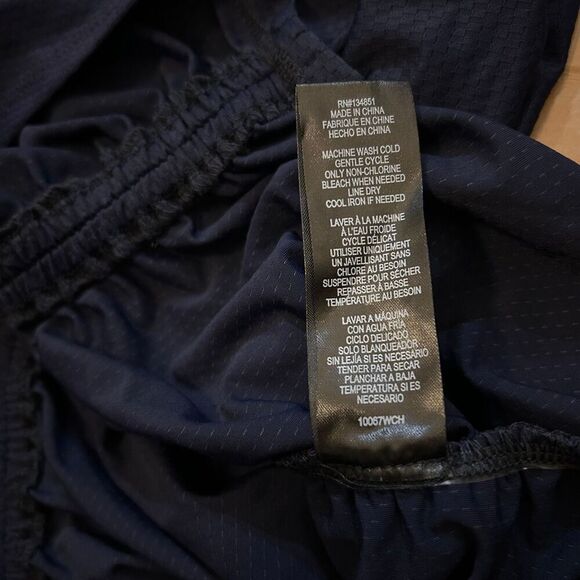 WAYF NWT Main Squeeze Ruched Navy Tank - Picture 7 of 7